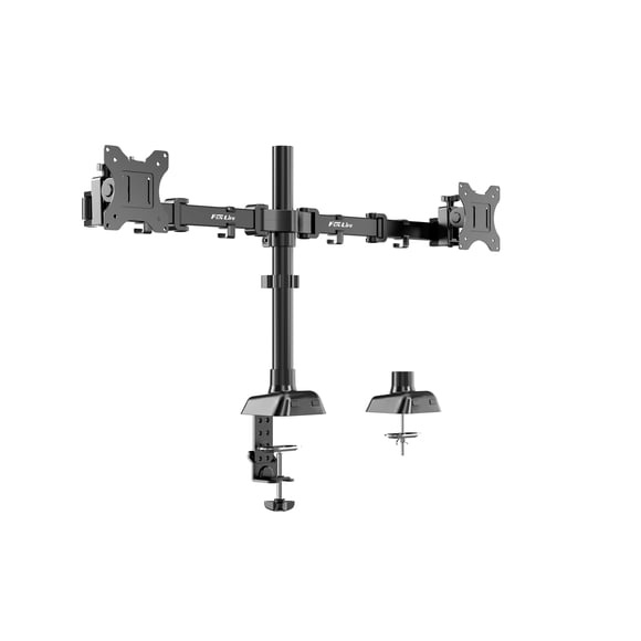 Soporte Monitor Doble Escritorio Tv/monitor 2 Brazos 17-27