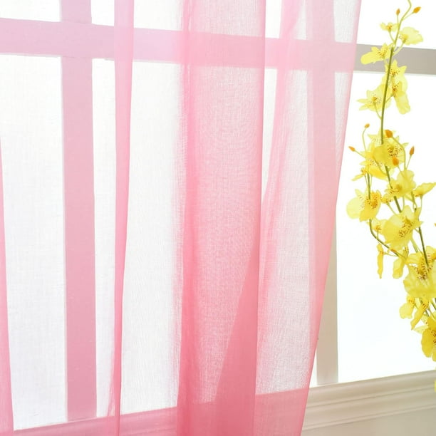 Pack de Visillo degrade 140x220 cm Rosado | Lider