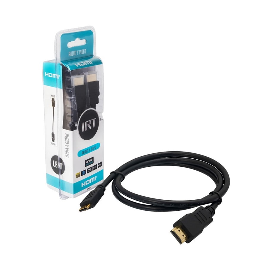 Irt - Cable Hdmi 1.8mts Full Hd 1.4