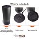 thumbnail image 3 of Taza de viaje autocalentable con control de temperatura Nextmug Go, 3 of 7