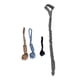 thumbnail image 5 of Juguete colgante de cuerda elástica para exteriores para perros, juguete interactivo para perros pequeños a grandes para hacer ejercicio y jugar solo, Gris, 5 of 5
