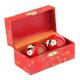 thumbnail image 5 of Bolas De Masaje De 2 Piezas Con Caja De Almacenamiento Bolas De Baoding Para Personas De Mediana Edad Panda Red, 5 of 5