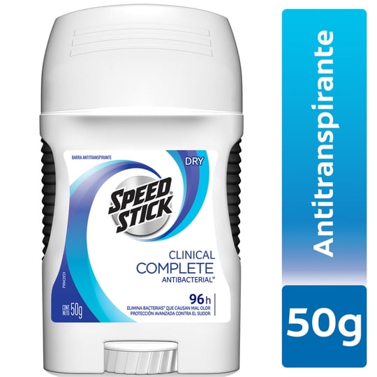 Desodorante Barra Speed Stickclinical Complete Antibacterial Dry Hombre
