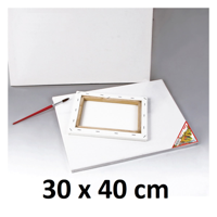 Bastidor Madera Lienzo Tela Algodón 30X40 Cm Cn1003 Foska