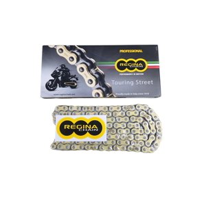 Cadena Reforzada 520 X 120 Con Z'Ring Dorada Regina Original