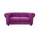 thumbnail image 1 of Sofá Chesterfield 2C Felpa Morado, 1 of 2