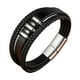 thumbnail image 3 of Pulsera Para Hombre De Cuero Genuino Trenzado, Brazalete De 21 Cm, Brazalete, Pulsera, Joyería B, 3 of 3