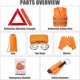 thumbnail image 3 of Kit de Emergencia AUTODECO XY0069 7pcs Naranja Auto, 3 of 3