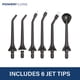 thumbnail image 2 of Irrigador Bucal Limpieza Dental Negro con Tanque PowerFloss, 2 of 10