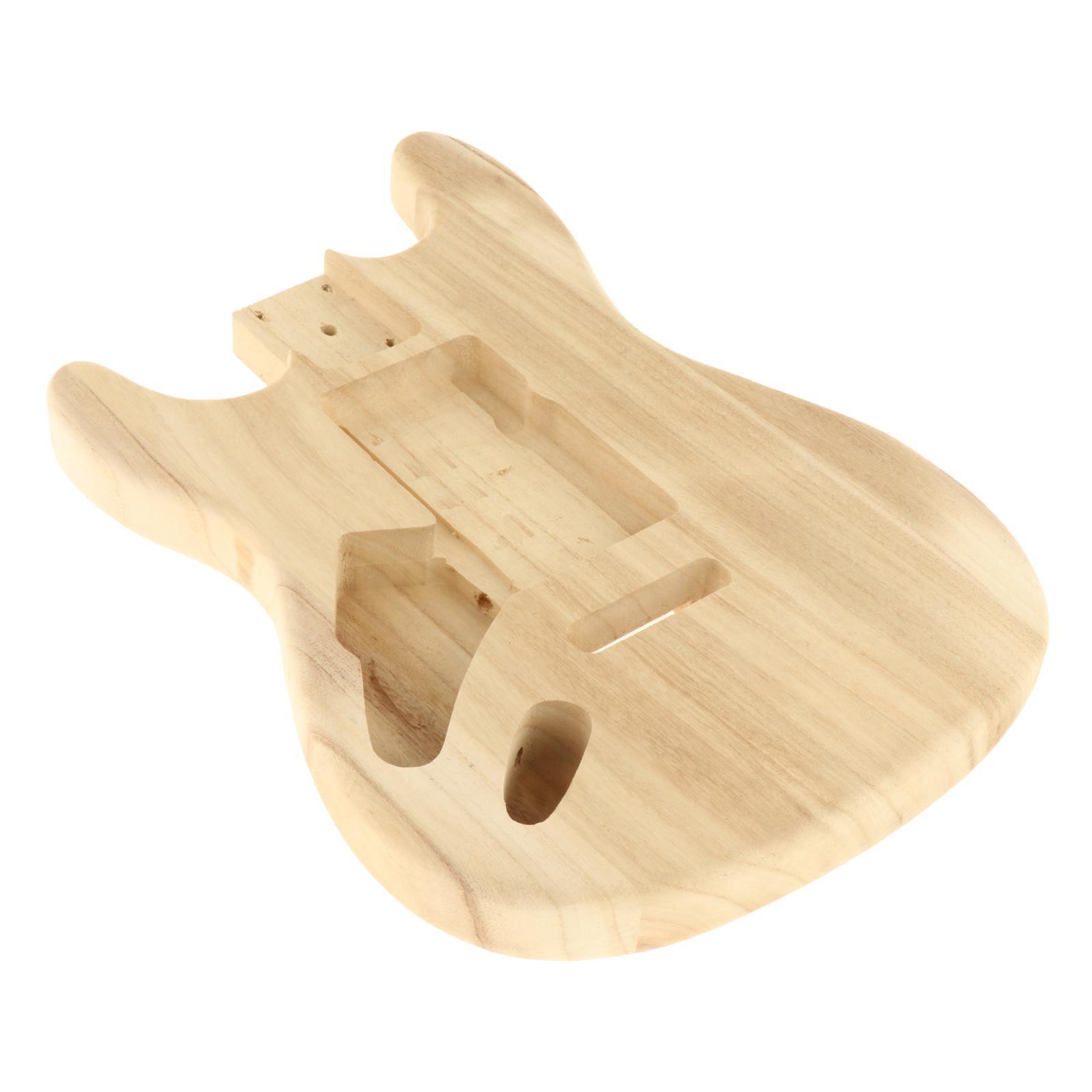 Bothyi - Cuerpo De Guitarra Sin Terminar Hecho A Mano Madera De Arce St Reemplazo Pulido Diy