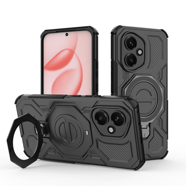 Funda FOXDOCK para Honor 400 5G , magnética, ligera, soporte 360°, antigolpes