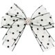 thumbnail image 1 of INSPIRE CHIC Elegante Broche de Mujer Clip Lazo de Malla con Lunares y Perlas para Ocasiones Especiales Blanco, 1 of 5