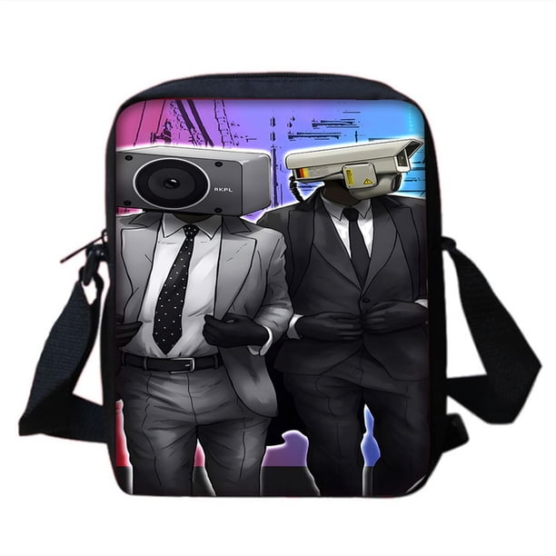 3 pcs set Skibidi Toilet Toilet School Child School Backpack With Shoulder Bag Pencil Bags School Bags for Boys Girls Best Gift