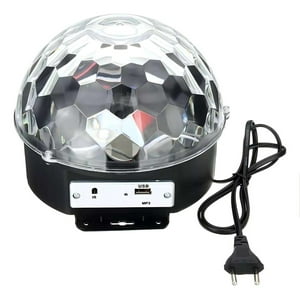 Gen - Parlante Bola Disco Mp3 Luces Led Para Fiesta Cumpleaños Etc Multicolor