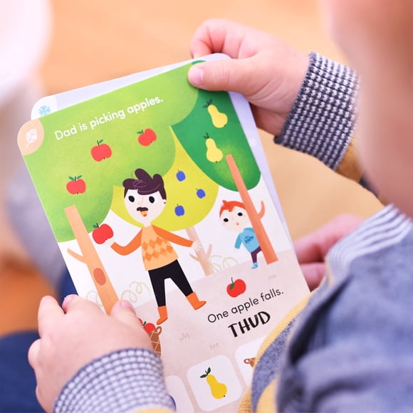 Libro ilustrado Banana Panda My Day con 12 tarjetas flash de más de 15 millones
