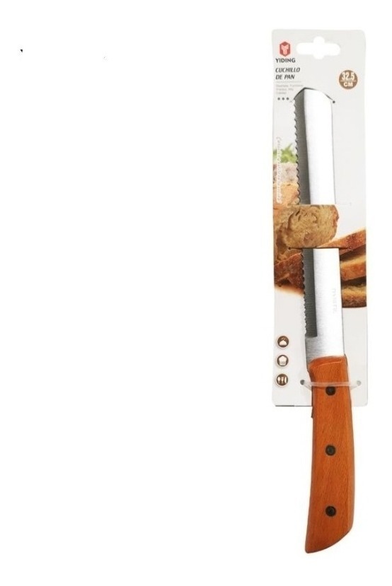 Genérico - Cuchillo Pan Acero Cocina Panadería