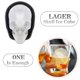 thumbnail image 4 of Molde de silicona Antenda Calavera 7,5 cm – Juego de 4 piezas, 4 of 6