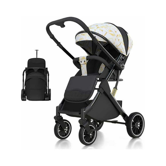 Coche De Paseo Maleta Compacto Reversible Blanco