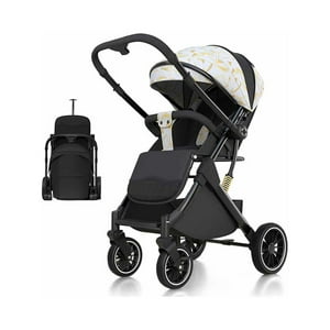 Babymine - Coche De Paseo Maleta Compacto Reversible Blanco