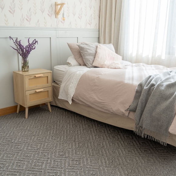 Alfombra Sena Dormitorio Sisal Gris 170x240