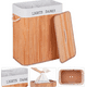 thumbnail image 1 of Canasto ropa bambú doble 65cm con tapa, 1 of 3