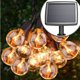 thumbnail image 1 of Cadena de luces solares para exteriores Silikang, impermeables, 27 pies y 25 LED, 1 of 9