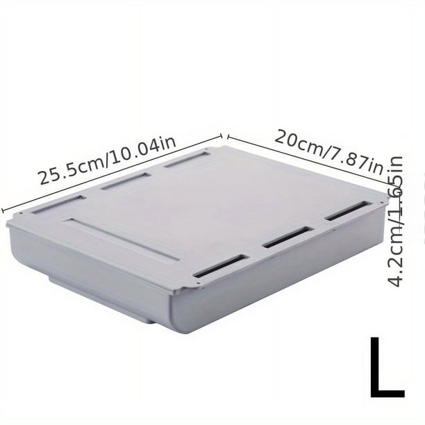 Keep Your Desk Neat and Tidy with Our Self-Adhesive Desk Table Storage Drawer Organizer - Good Size, Easy to Install, and Perfect for Stationery Storage!