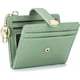 thumbnail image 1 of Cartera Delgada Para Mujeres Titular De Tarjeta Bifold De Bloqueo Con Bolsillo De Moneda De Cremallera Ventana De Identificación Llavero (verde), 1 of 3