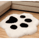thumbnail image 1 of Alfombra Peluda Con Diseño De Huellita, 1 of 2