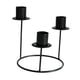 thumbnail image 3 of Candelabro De Pilar Para Mesa De Centro De Mesa Festiva, Color Negro, 3 of 3