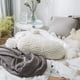 thumbnail image 1 of XmhyTop Juego de 1 fundas de almohada bohemias, 50*30cm, tejidas a mano con textura, decorativas para sofá, recámara, sala, Contiene relleno, Estilo C, Blanco, 1 of 2