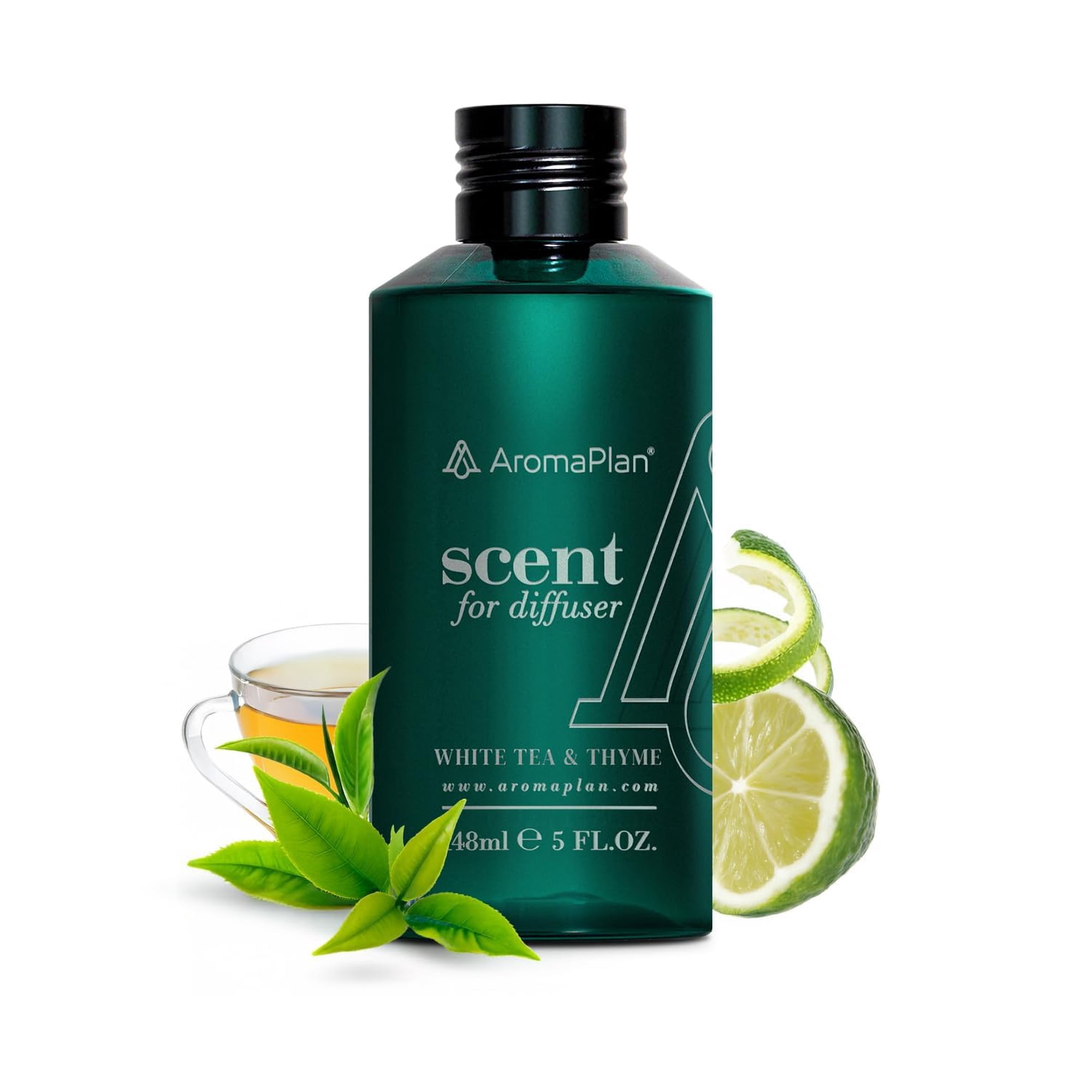 Aceite Difusor Aromaplan Para Aromaterapia, Té Blanco Y Tomillo, 148 Ml