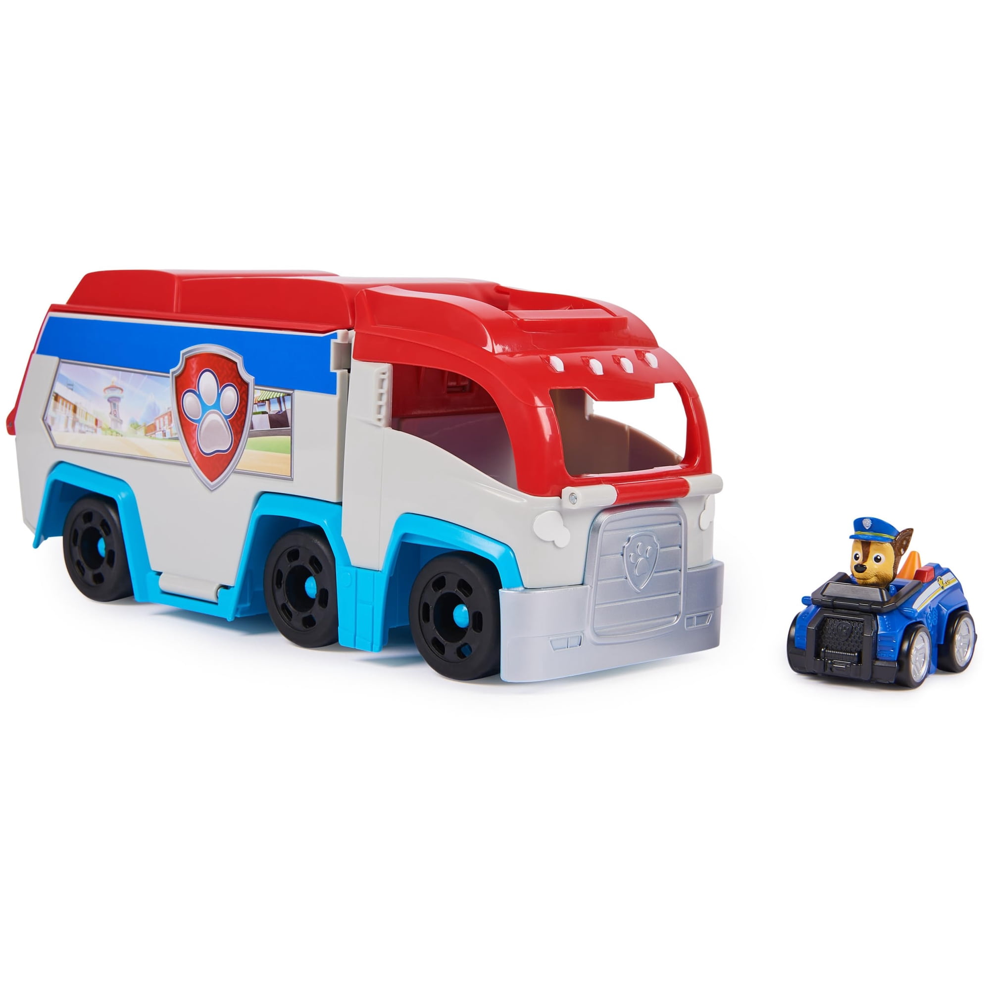 Camión De Juguete Paw Patrol Pup Squad Patroller Con Chase Car