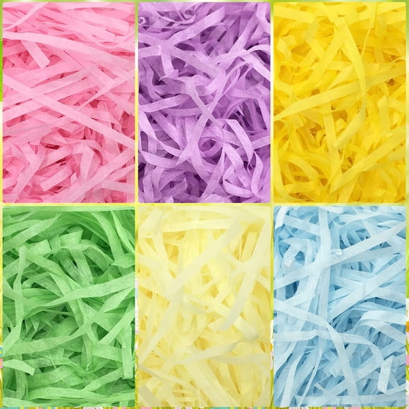 Pasto de Pascua Jremreo 720 g 6 colores – Relleno de papel arrugado