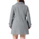 thumbnail image 3 of Abrigos de talla grande para mujer de Agnes Orinda, chaqueta de trinchera con un solo pecho, abrigos largos de invierno, 2X gris, 3 of 6