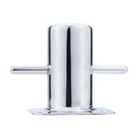 Magideal - Poste De Para Muelle De 3,5 X 4,7 Pulgadas, Con Cruceta Simple, Accesorios De Fácil Instalación, Acero Inoxidable 316 Resistente A La Oxidación