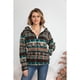 thumbnail image 3 of Chaqueta Mujer Poleron Étnico Invierno Forro Interior Piel Cierre 7569, 3 of 4