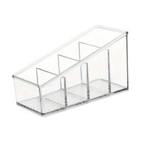 Bothyi - Organizador De Escritorio Transparente Con 4 Compartimentos, Resistente, Para Cápsulas De Café (15 X 8,8 X 7 Cm)