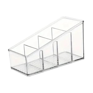 Bothyi - Organizador De Escritorio Transparente Con 4 Compartimentos, Resistente, Para Cápsulas De Café (15 X 8,8 X 7 Cm)