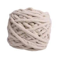 Magideal - Hilo De Chenilla Grueso, Hilo De Poliéster, Decoración Del Hogar, Suave, Lavable, Hecho A Mano, Para Hacer Sombreros, Tejer A Crochet, Camas Para Masc Caqui