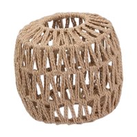 Magideal - Lámpara Colgante Pantalla Boho Luz De Techo Pantalla Cuerda De Papel Mimbre De Mimbre Tejida A Mano Cubierta Para Comedor Cocina Restaurant , Estilo F Medio