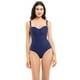 thumbnail image 1 of Traje De Baño Reductor Copa Doble D Azul Marino Xxl, 1 of 3