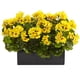 thumbnail image 1 of Planta artificial de geranio casi natural con maceta rectangular, 1 of 3