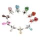 thumbnail image 2 of 10 piezas de alas de ángel mezcladas encantos colgantes de perlas colgantes de joyería diy, 2 of 5