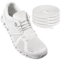 Cordones Elásticos Endoto Para On Cloud 5, Sin Corbatas, Blancos, 22 Cm