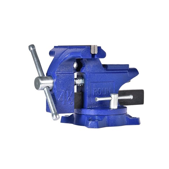 Vise Bench Vise Rolin con mordaza de 4.5 pulgadas de ancho con base giratoria de 240°