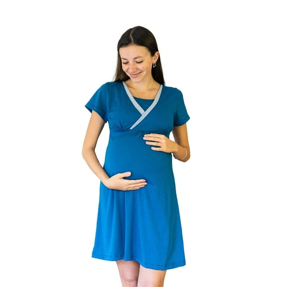 Camisola Maternal y Lactancia Petróleo M