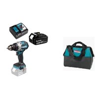 Taladro Atornillado Percutor 13Mm 110Nm + Bolso Makita Dhp489 6 Ah