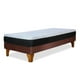 thumbnail image 4 of Cama Europea Zen Pro Colchon Resortes 1.5 Plaza Base Dividida Tela Café, 4 of 6