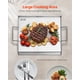 thumbnail image 4 of Plancha VEVOR de acero inoxidable 45x40 cm para parrilla de gas y barbacoa Teppanyaki, 4 of 9
